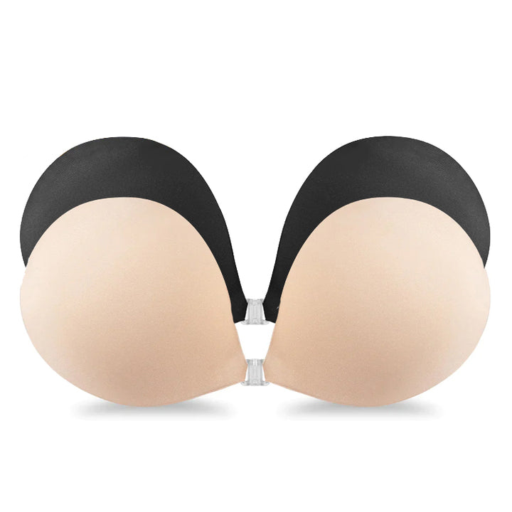 Adhesive Bra with Front Closure