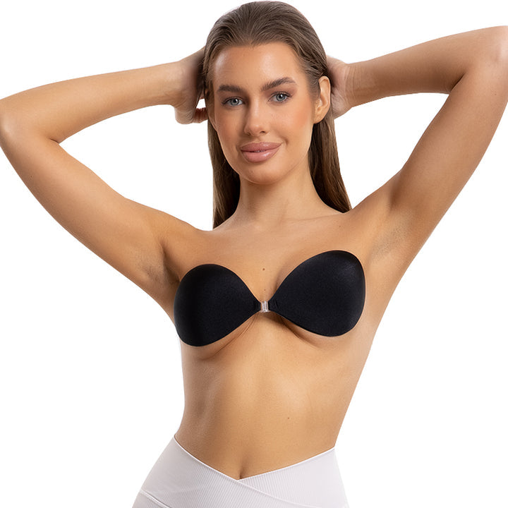 Adhesive Bra with Front Closure