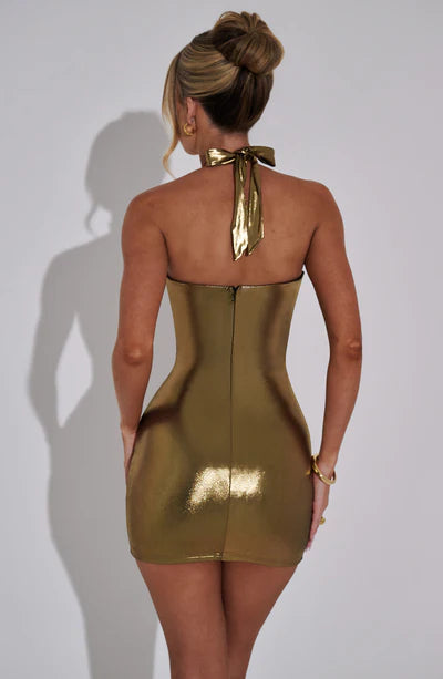 Golden Backless Evening Dresses🌟BUY 1 GET 1 Sheer Pantyhose FREE🌟