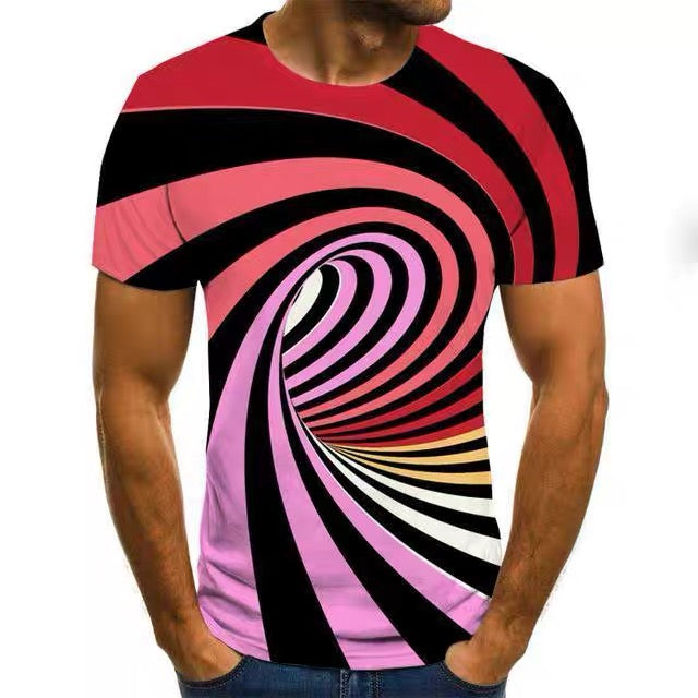 3D Digital Print T-Shirt