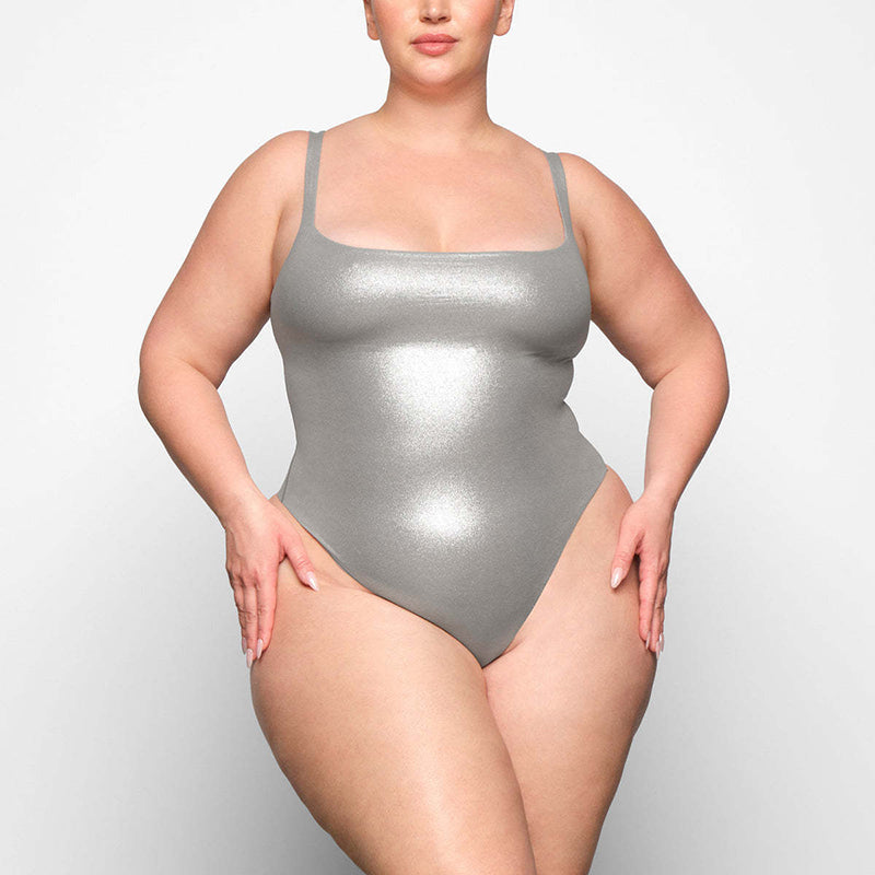 Body shaping butt lifting sexy tight suspender bodysuit swimsuit