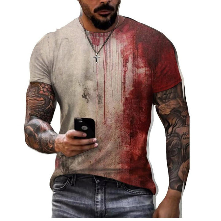 Bleeding 3D Graffiti- Short  Sleeve