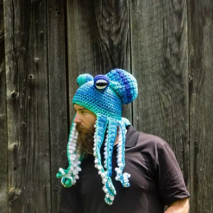 Knitted Octopus Woolen Hat