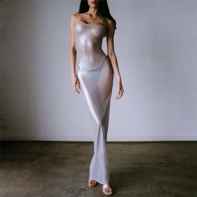 Sheer Liquid Dress