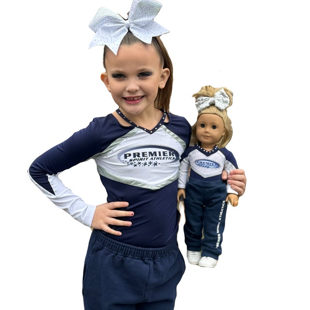 Custom Girl doll Rhinestones Uniform🎀FREE Bow Hair Clip with Purchase🎀Free Shipping